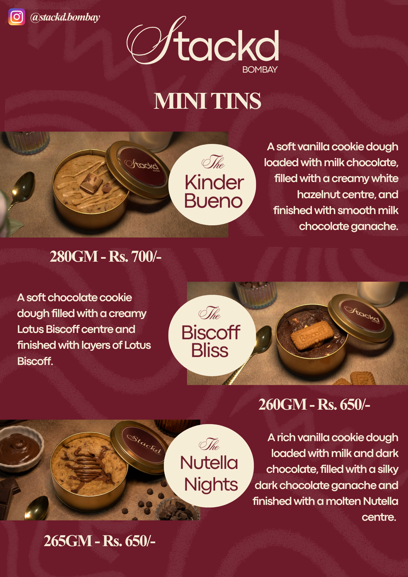 Stackd Bombay menu page 2